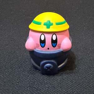 Takara Tomy T-Arts Kirby with Hard Hat in Cannon Gashapon Figure